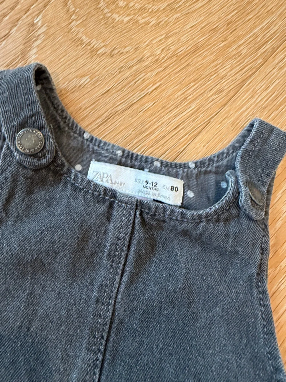 Zara • Black Denim Dress